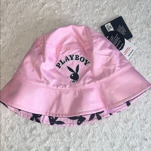 PLAYBOY Light Pink Bucket Hat NWT
